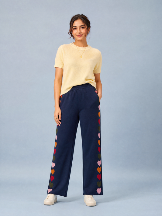 Women Regular Fit Trackpant Navy - Reprise