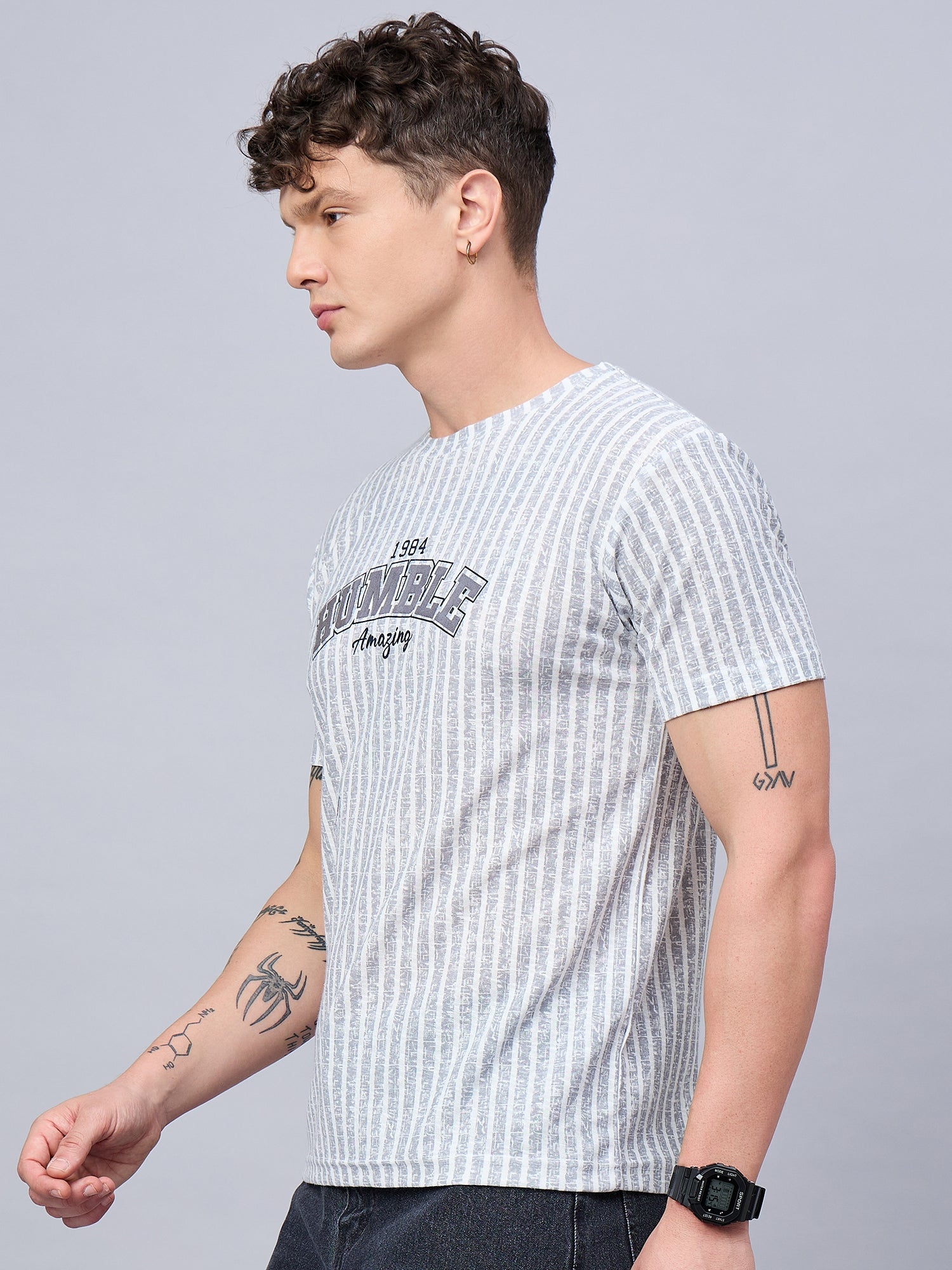 Mens T-shirt Light Grey