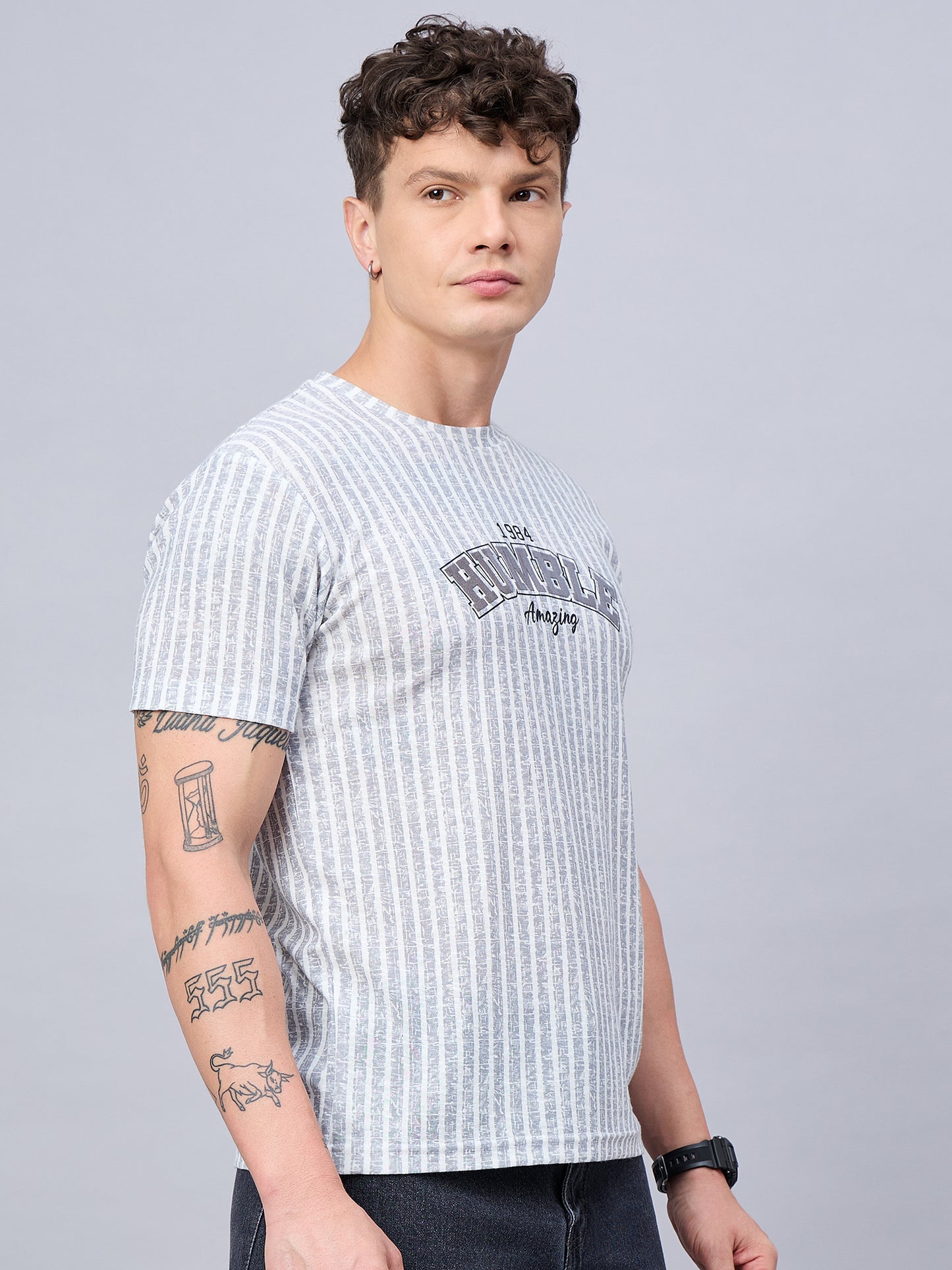 Mens T-shirt Light Grey