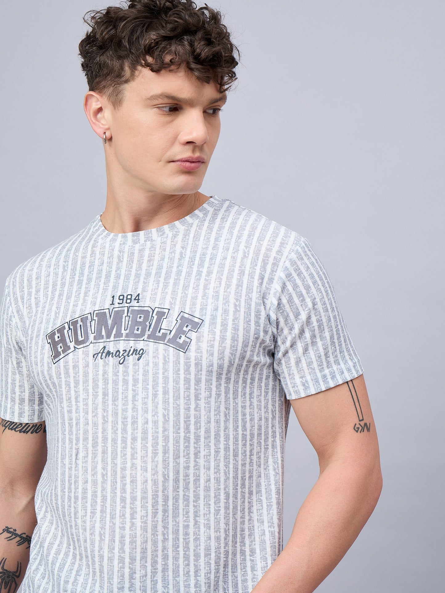 Mens T-shirt Light Grey