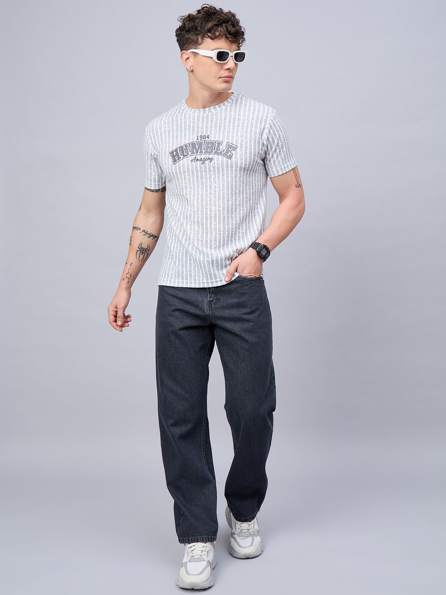 Mens T-shirt Light Grey
