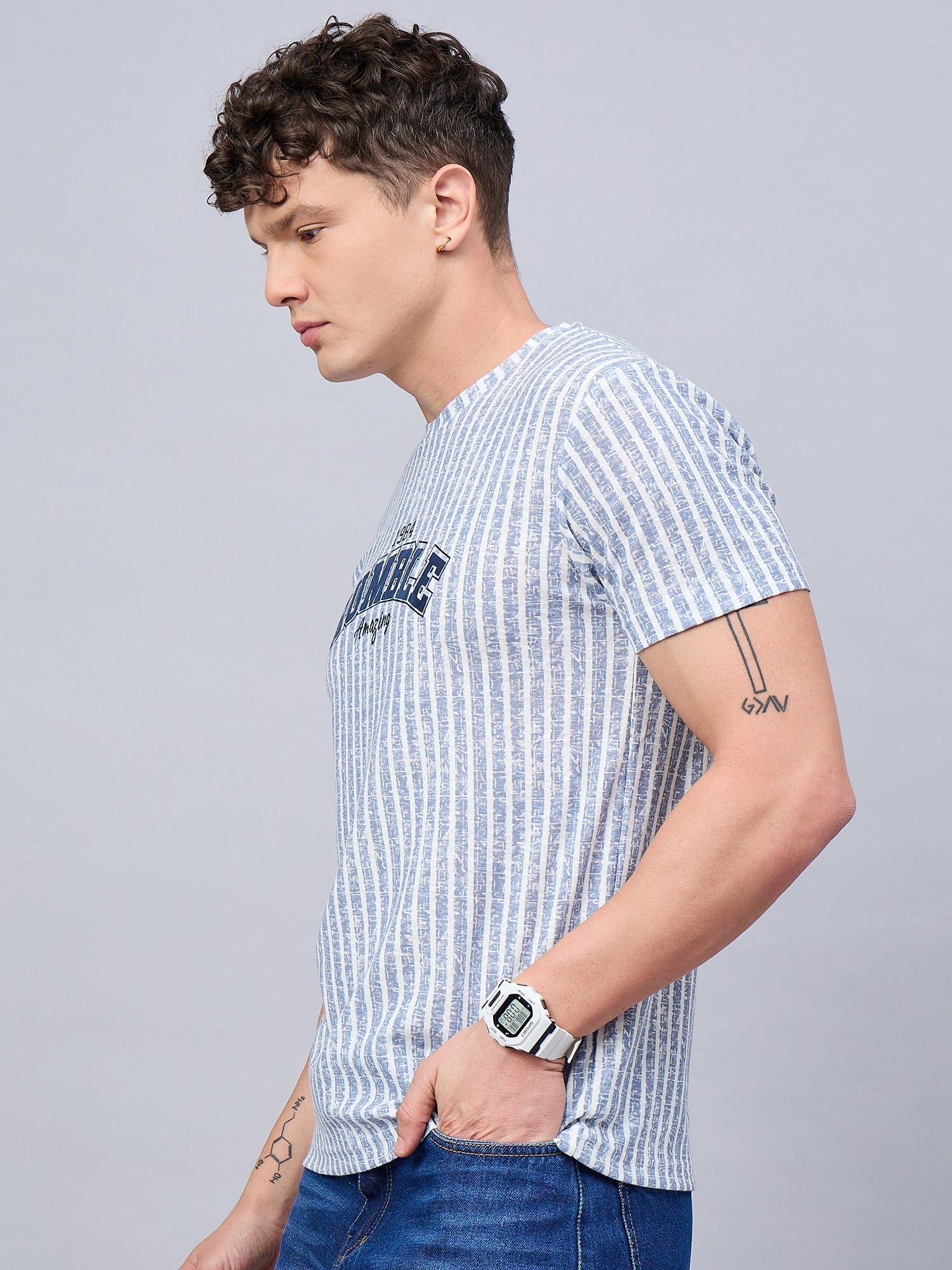 Mens T-shirt Blue