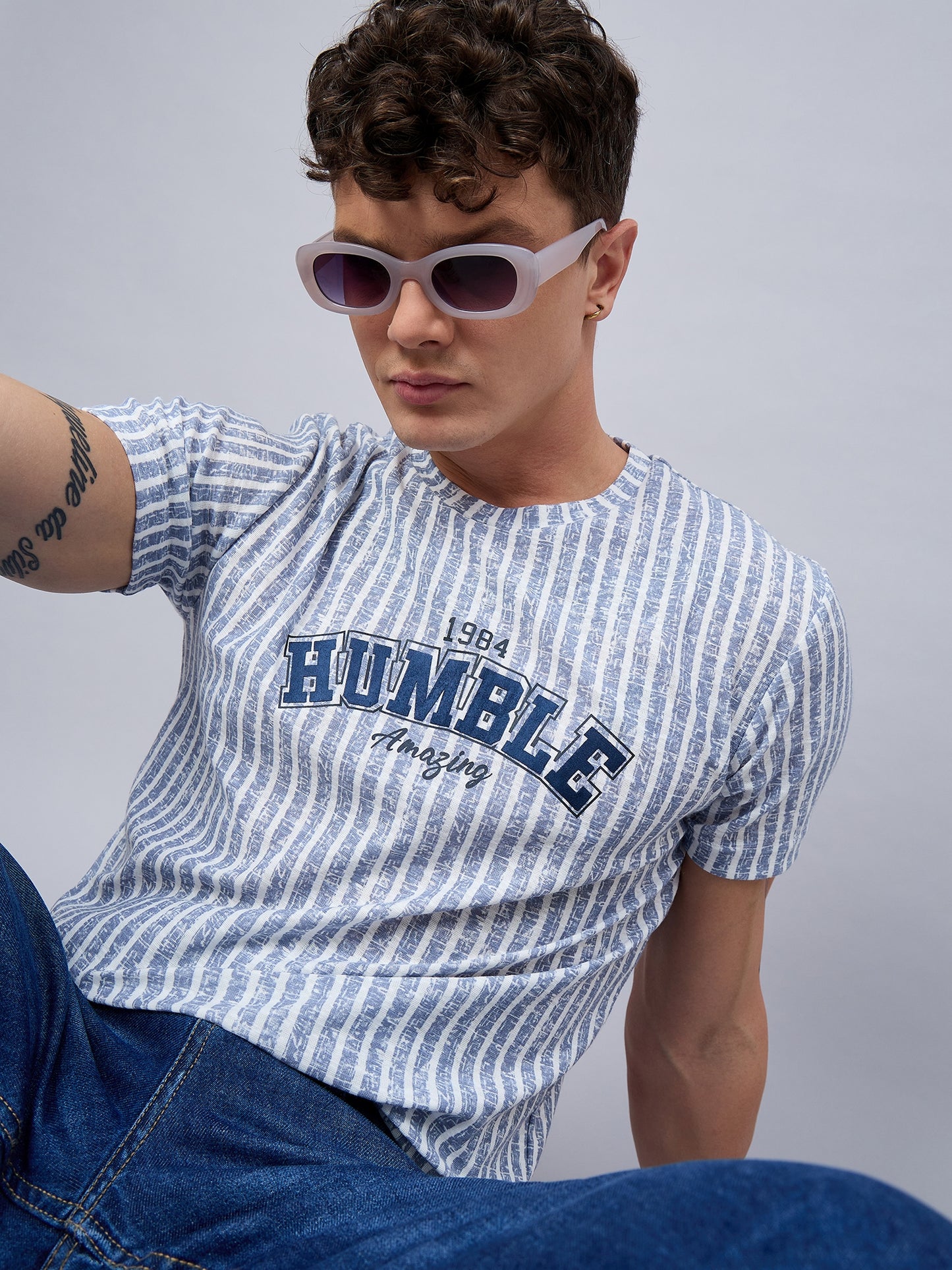 Mens T-shirt Blue
