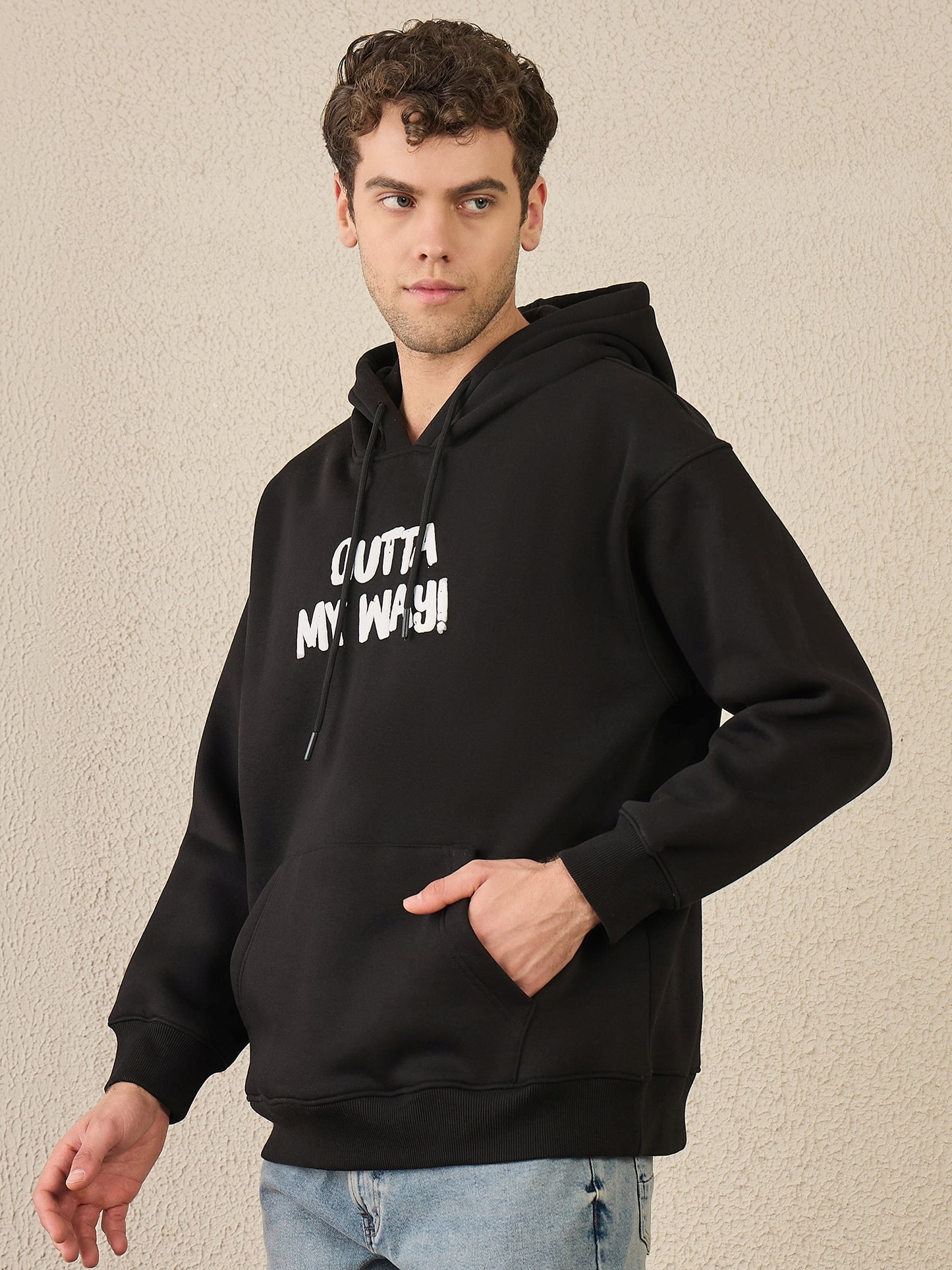 Reprise x Spongebob Oversize Printed Black Hoodie