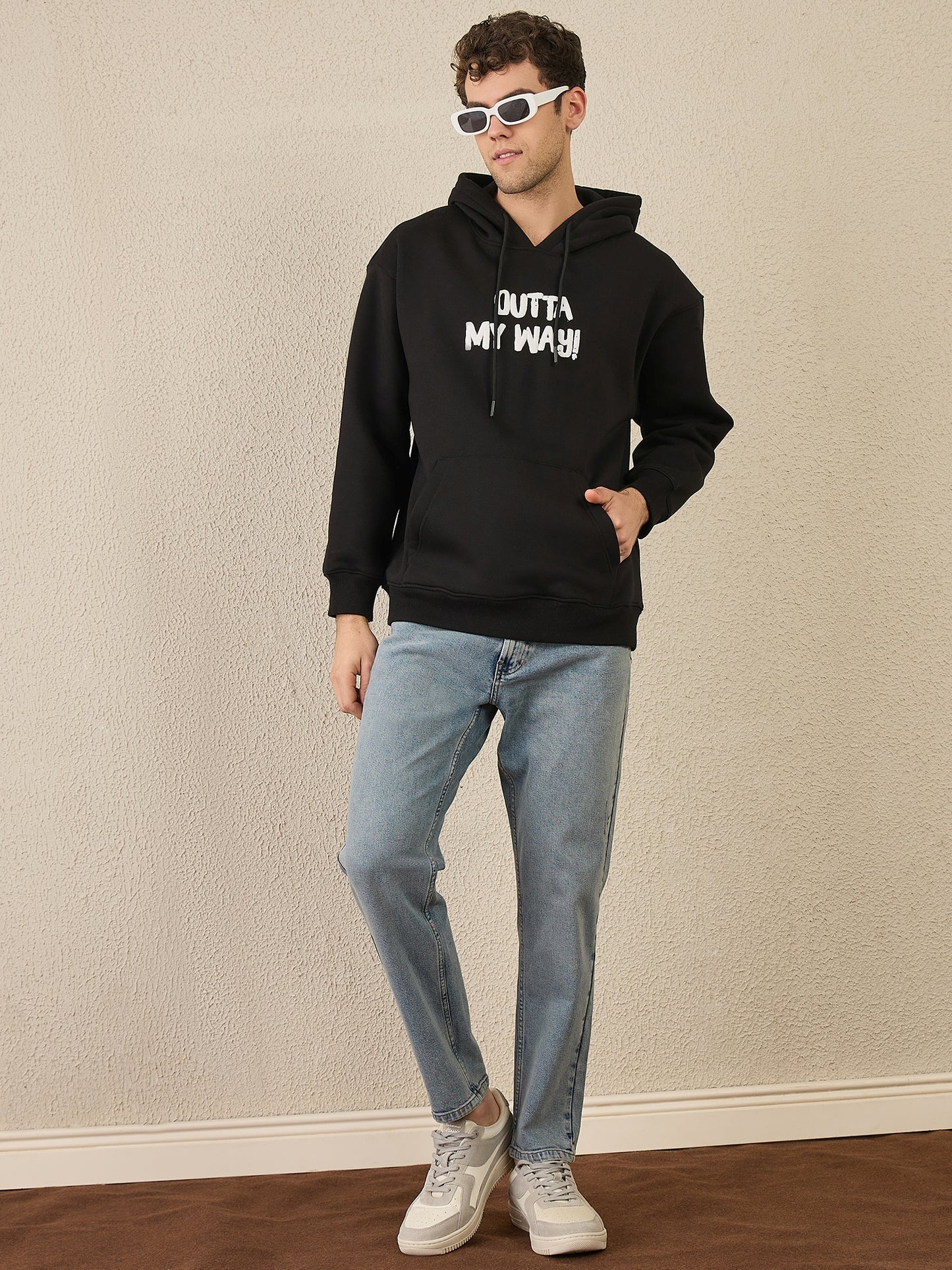 Reprise x Spongebob Oversize Printed Black Hoodie