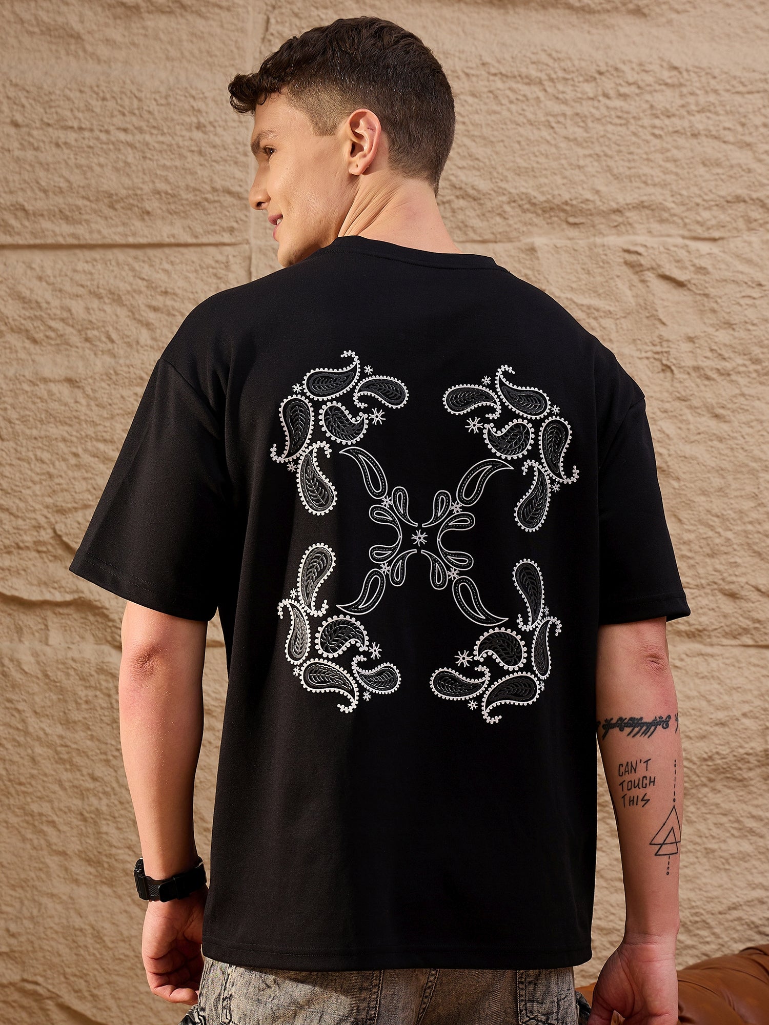 MenÃ¢â‚¬â„¢s oversized drop-shoulder T-shirt Ã¢â‚¬â€œ heavyweight cotton Ã¢â‚¬â€œ Reprise