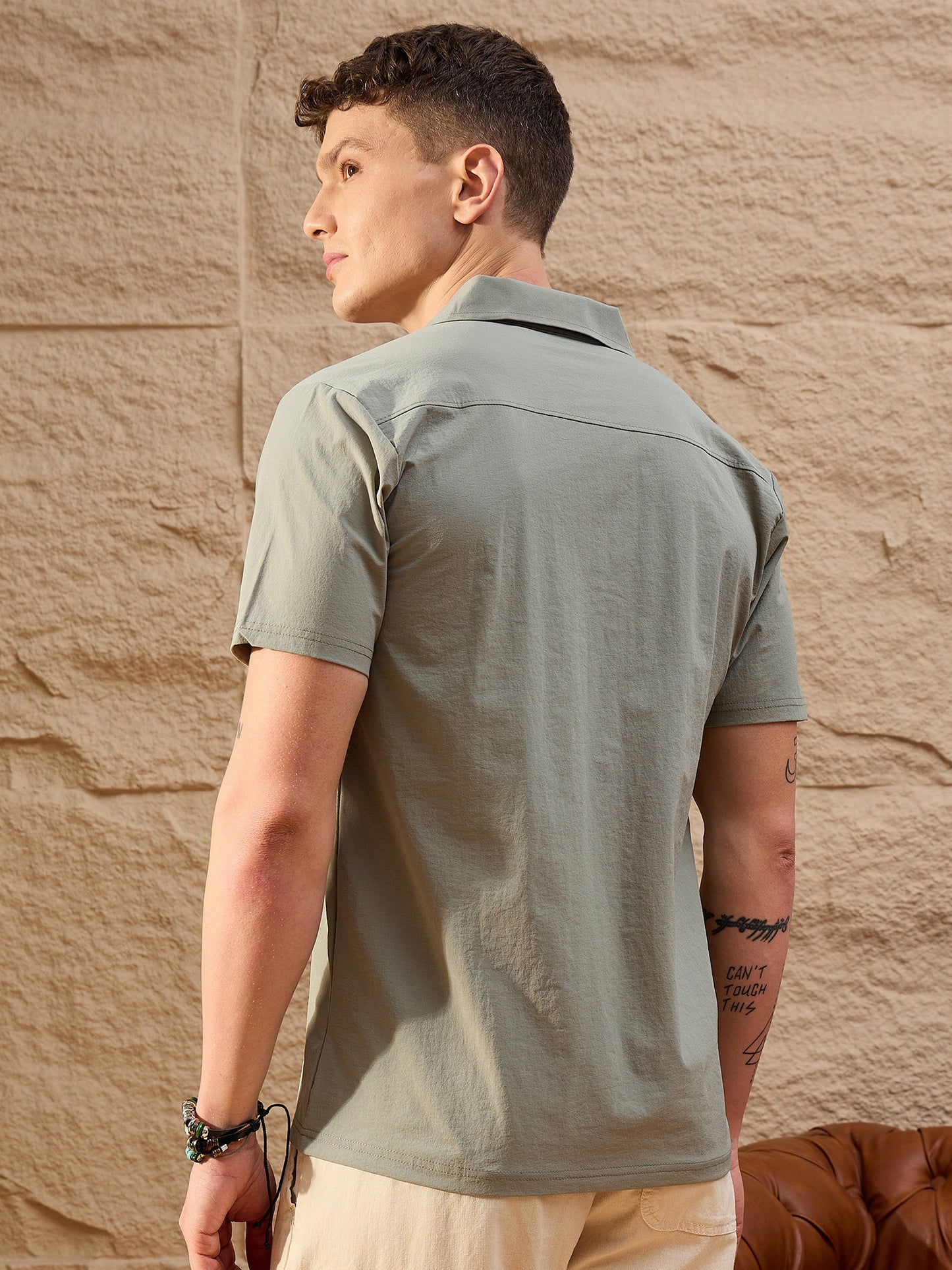 Men Shirt Sage