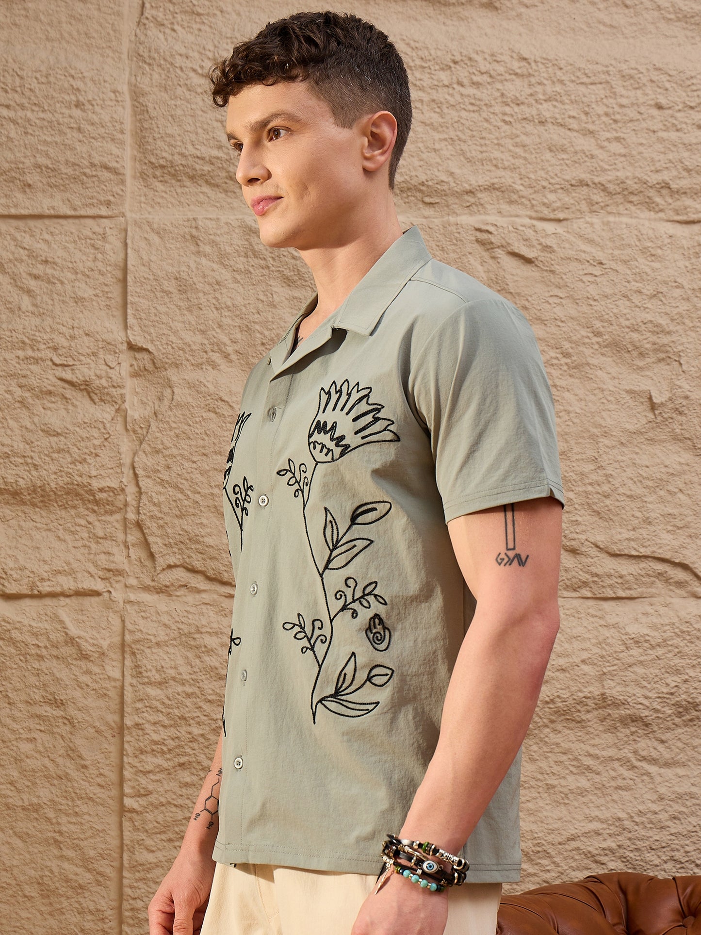 Men Shirt Sage