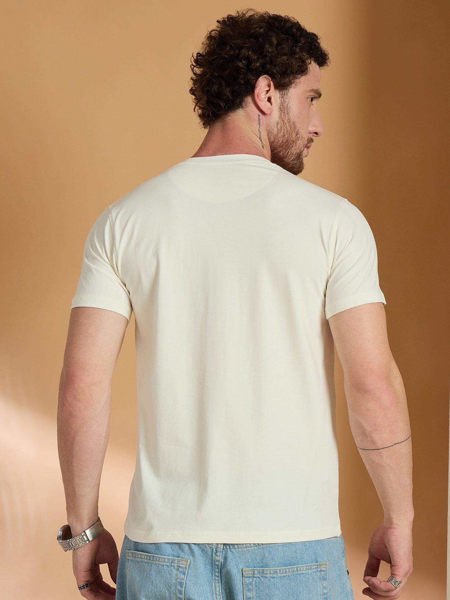 Solid Round Neck Tshirt