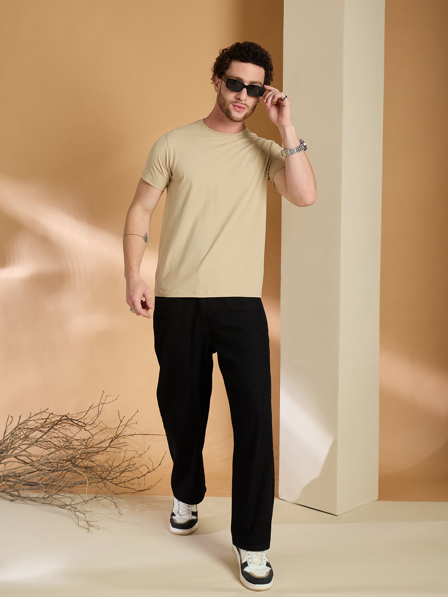 Solid Round Neck Tshirt