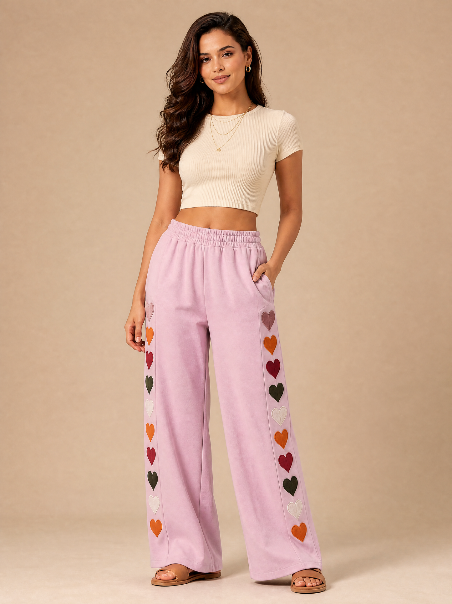 Women Regular Fit Trackpant Pink