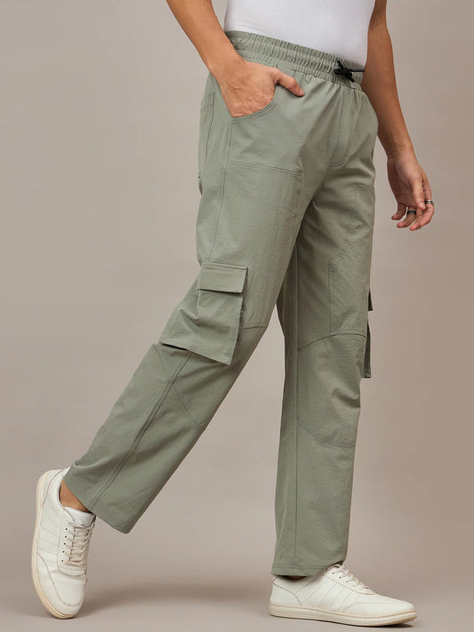 Men Baggy Pants Green