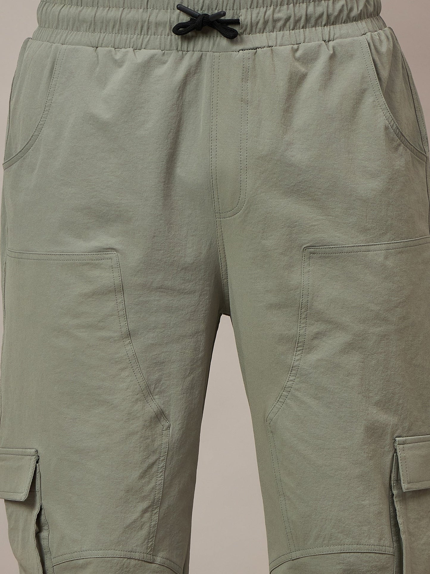 Men Baggy Pants Green