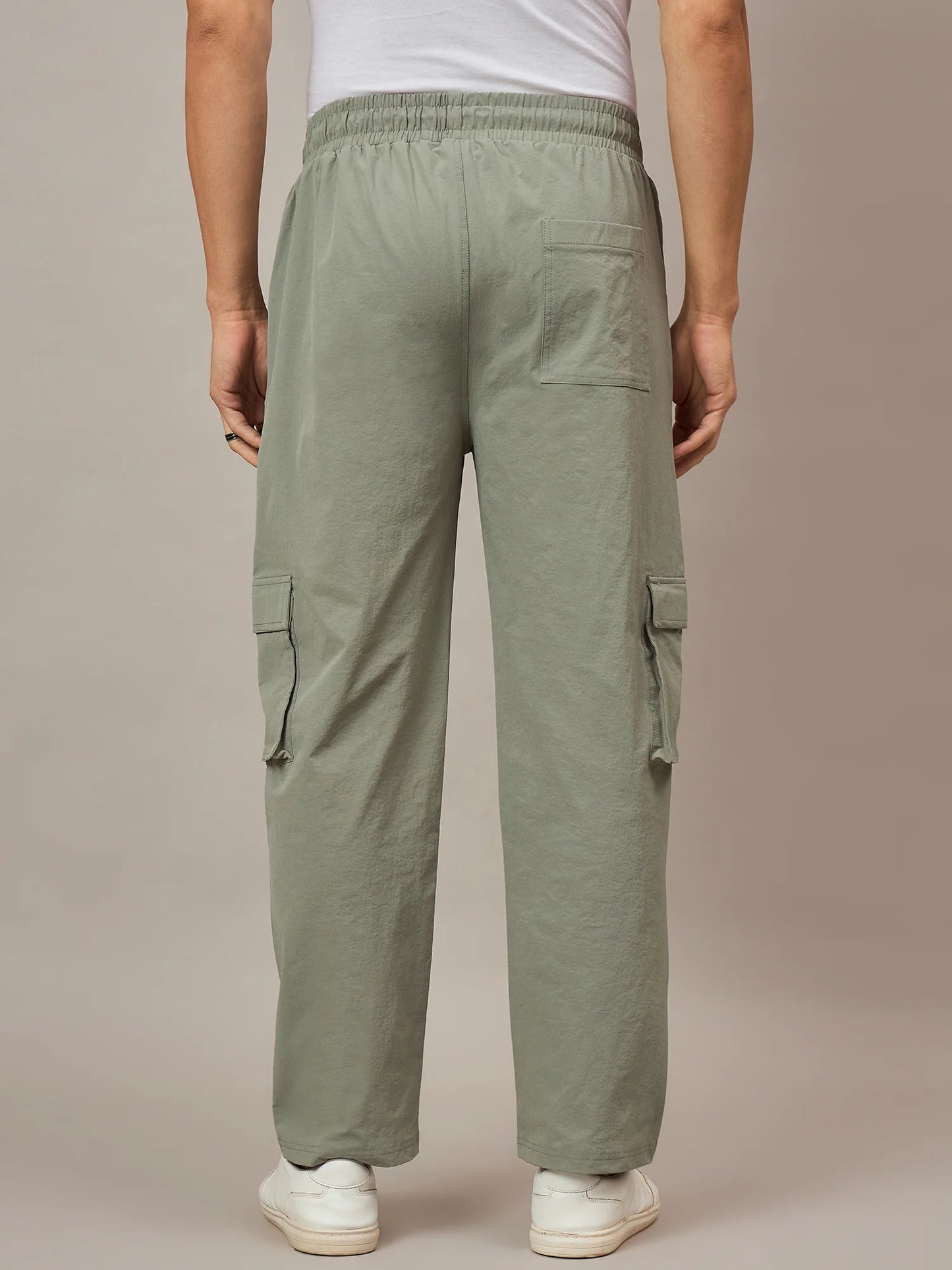Men Baggy Pants Green