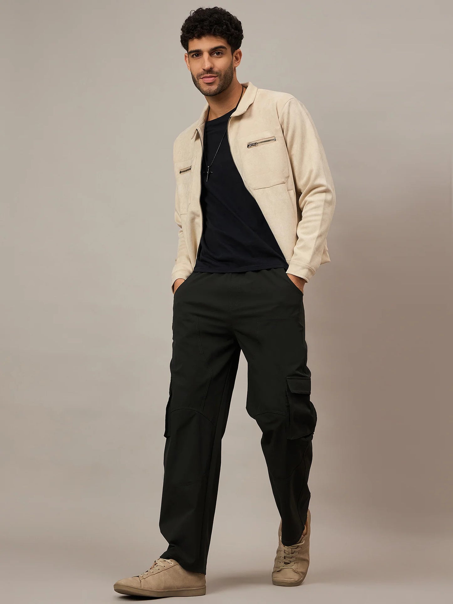Men Baggy Pants Black - Reprise