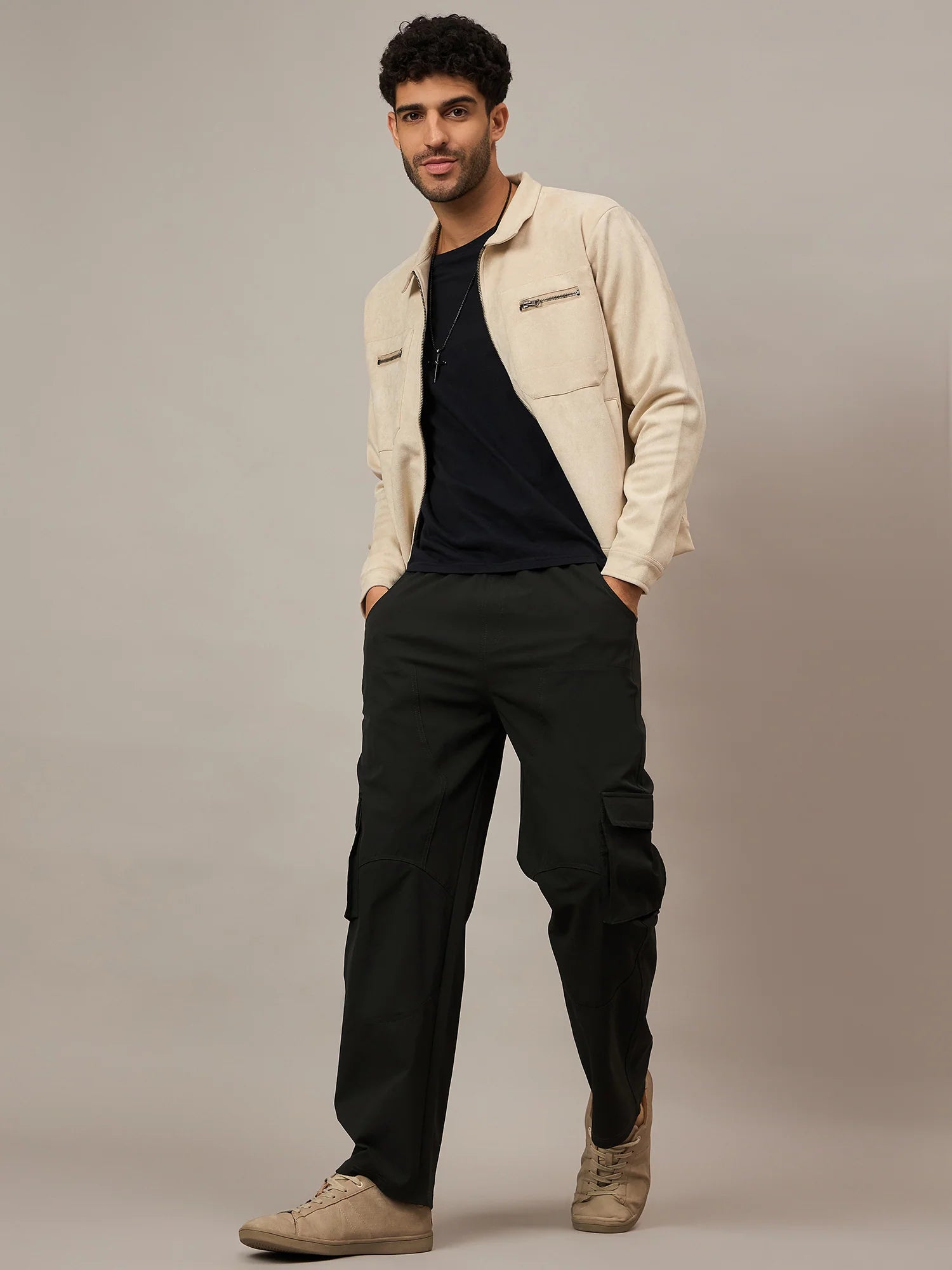 Men Baggy Pants Black - Reprise