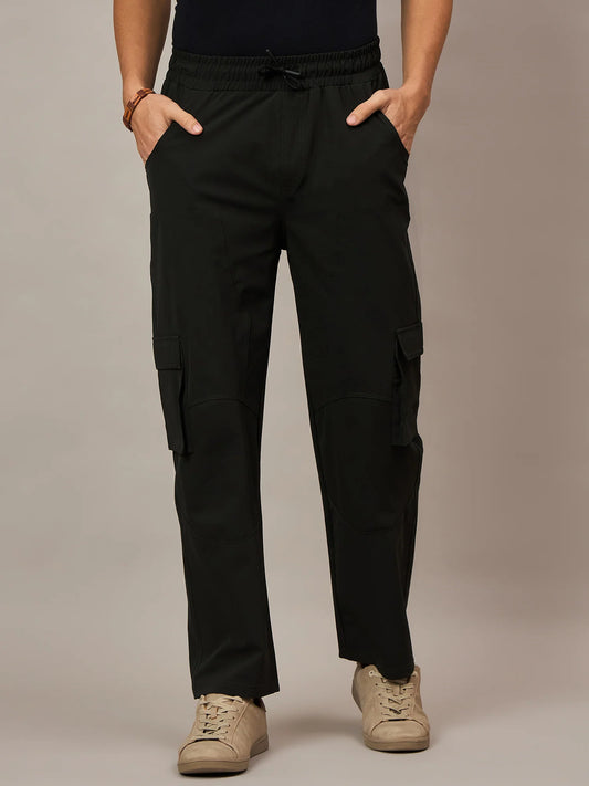 Men Baggy Pants Black