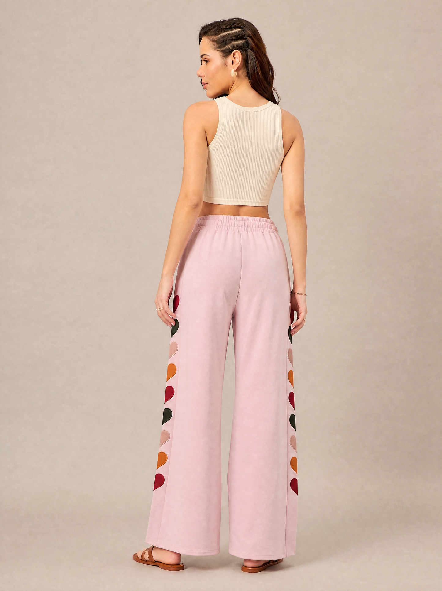 Women Regular Fit Trackpant Pink