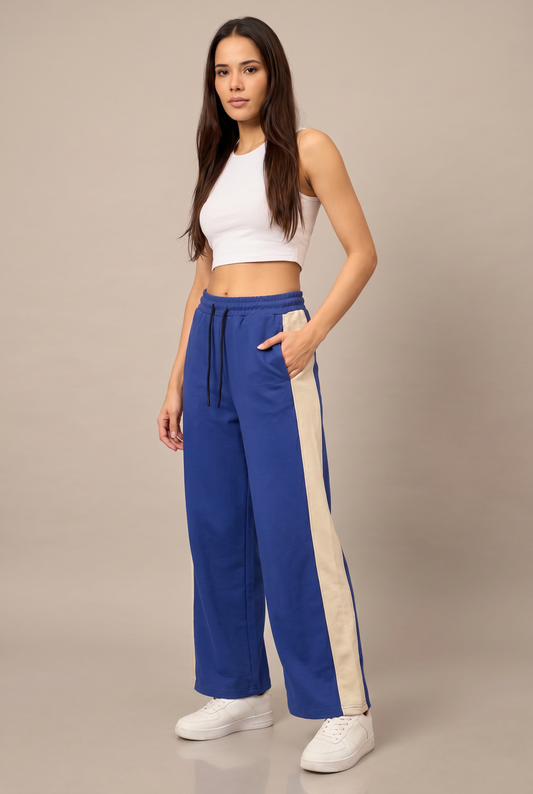 Women Trackpant Blue - Reprise