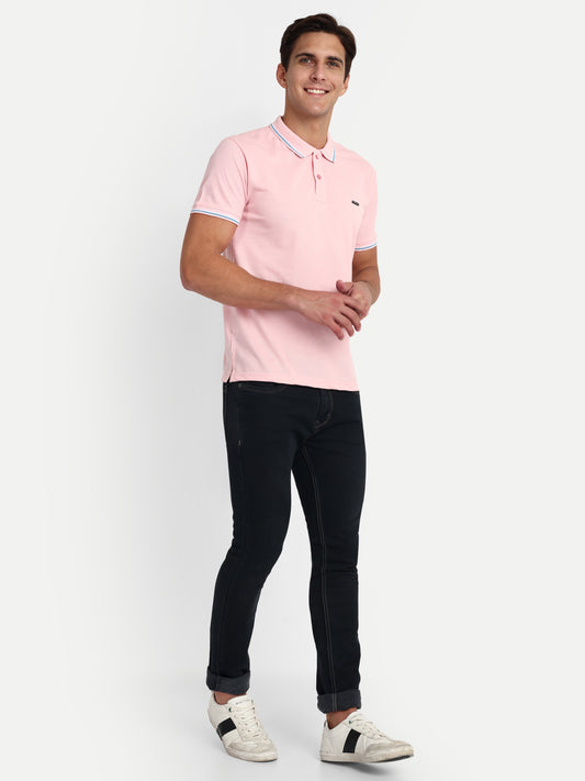 Pink Solid Polo Shirt - Reprise