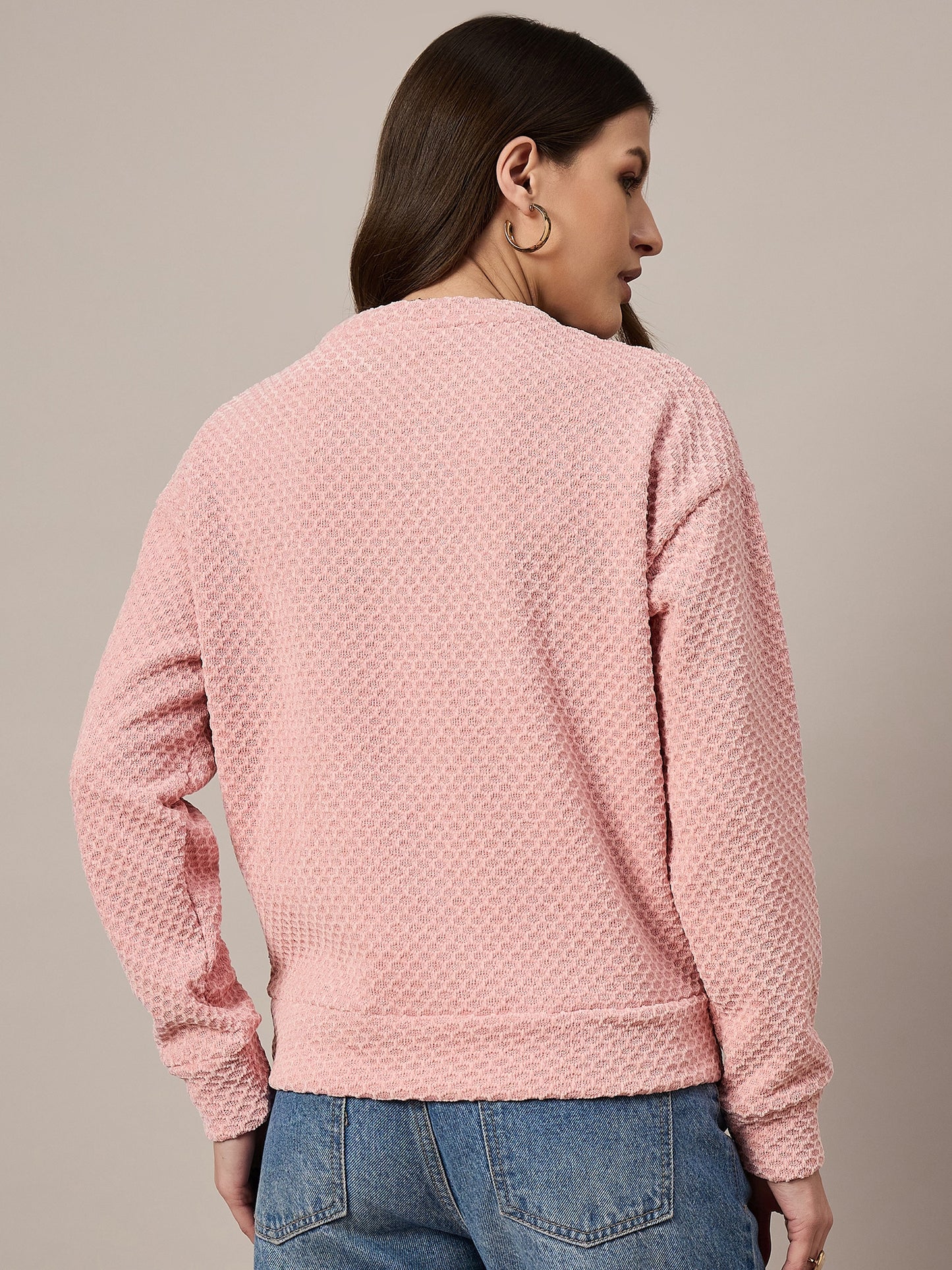 PinkVelour Sweatshirt