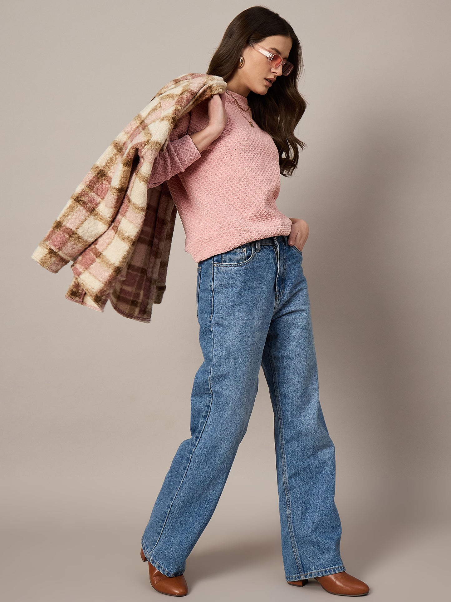 PinkVelour Sweatshirt