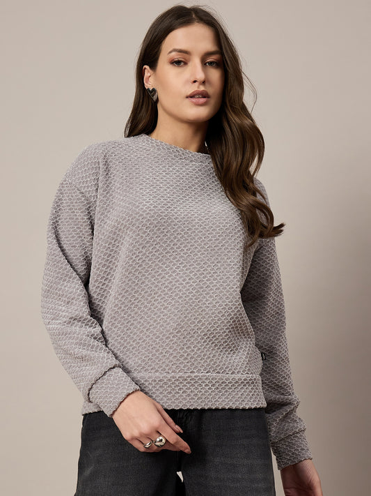 GreyVelour Sweatshirt