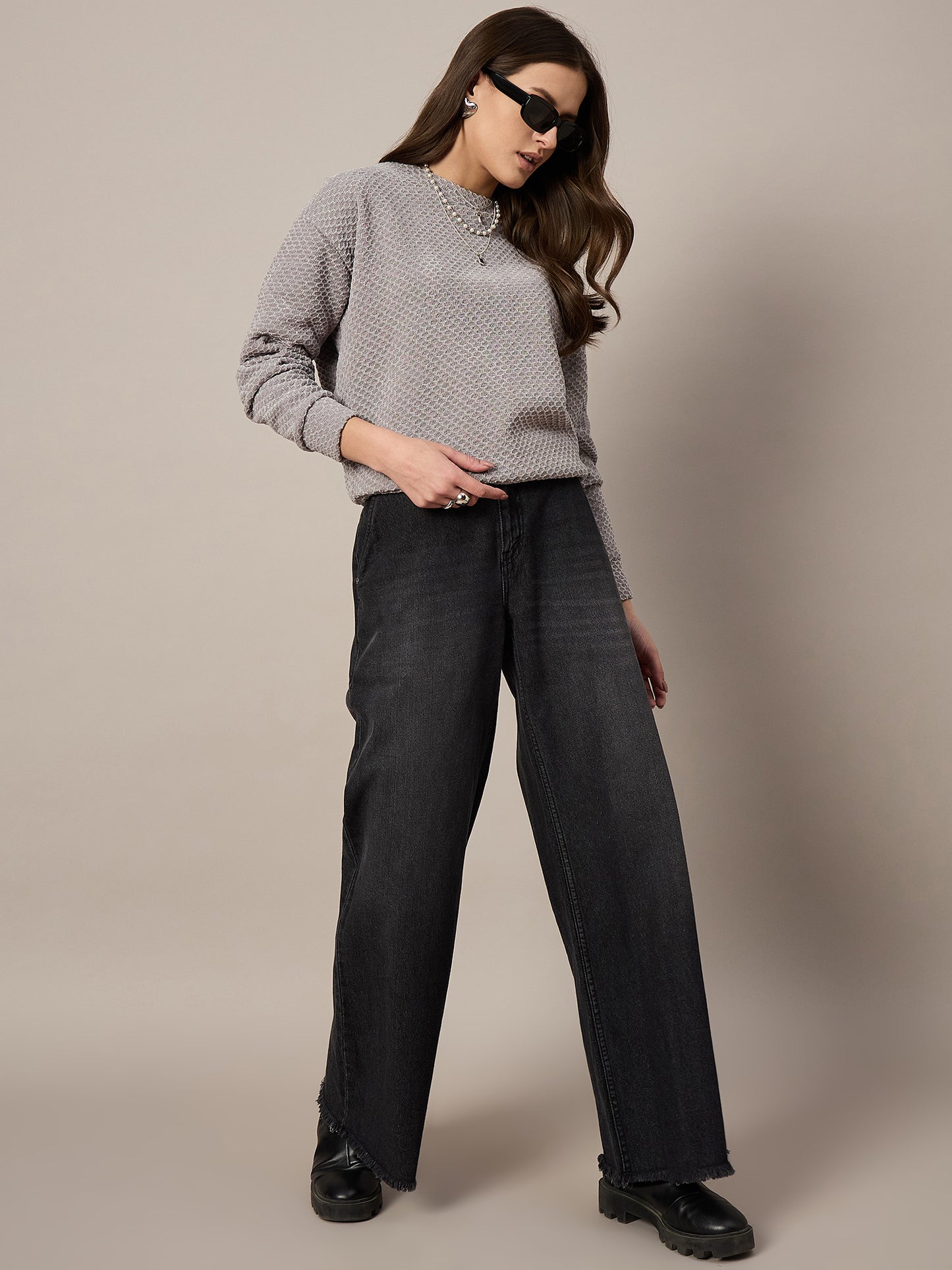 GreyVelour Sweatshirt