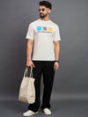 Off-White Oversized Drop-Shoulder T-Shirt for Men