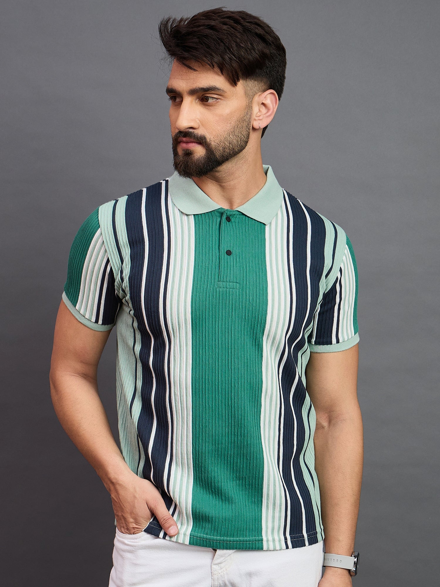 Mens Polo Sea Green