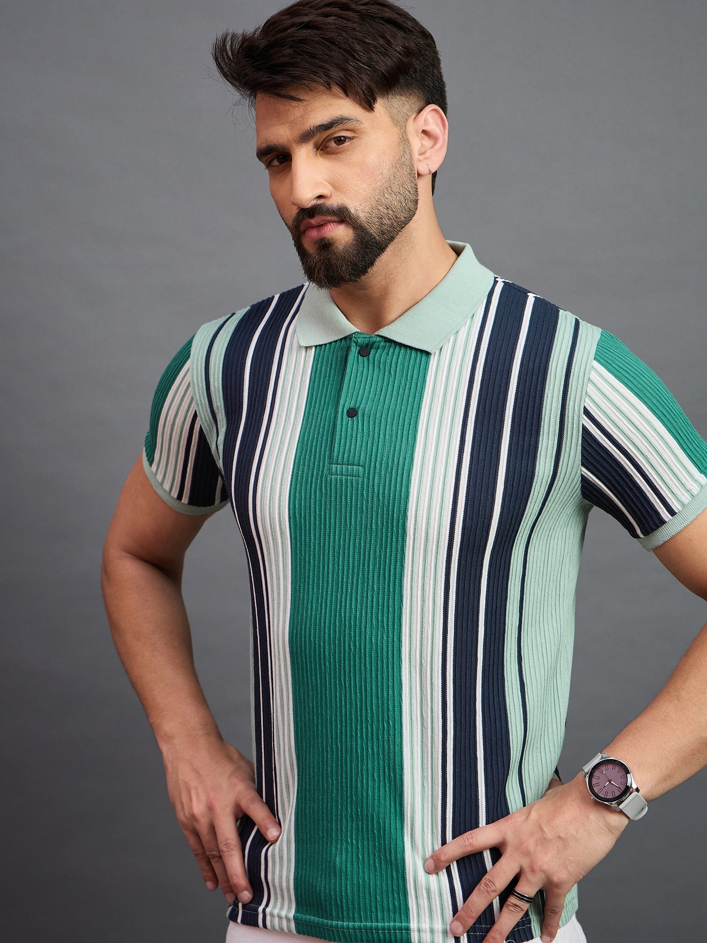 Mens Polo Sea Green