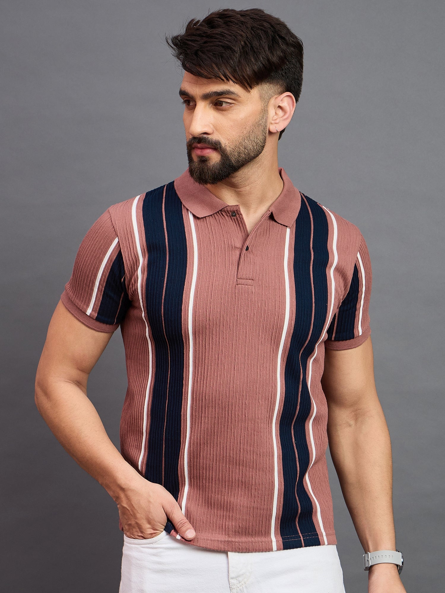 Mens Polo Rust