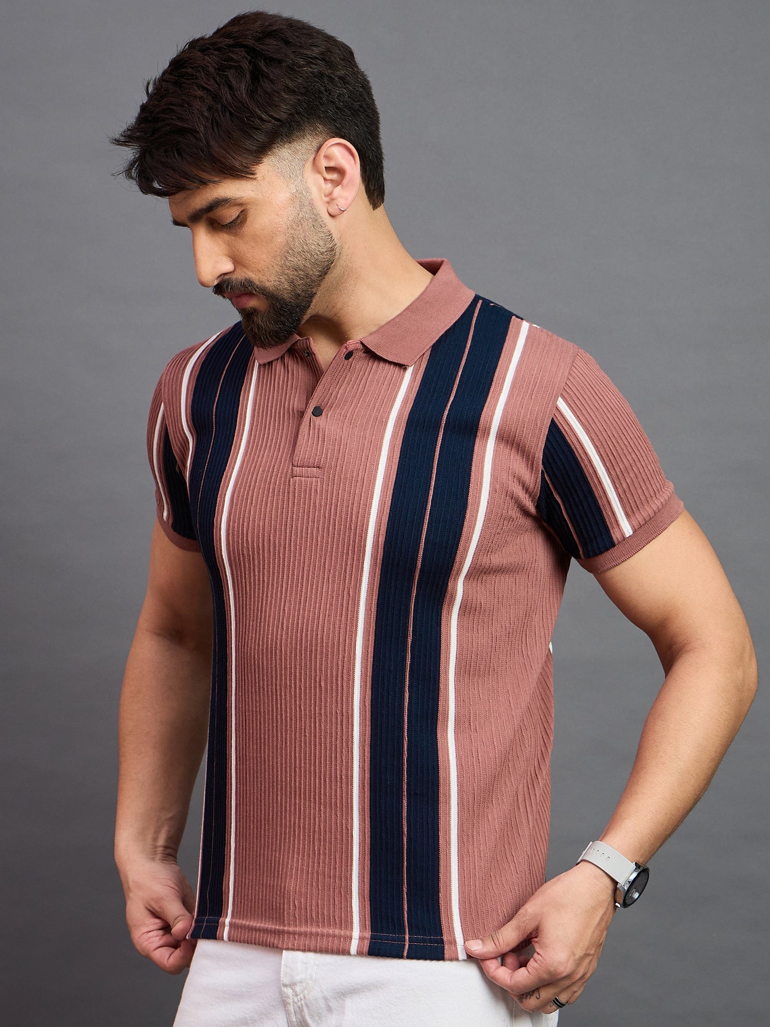 Mens Polo Rust