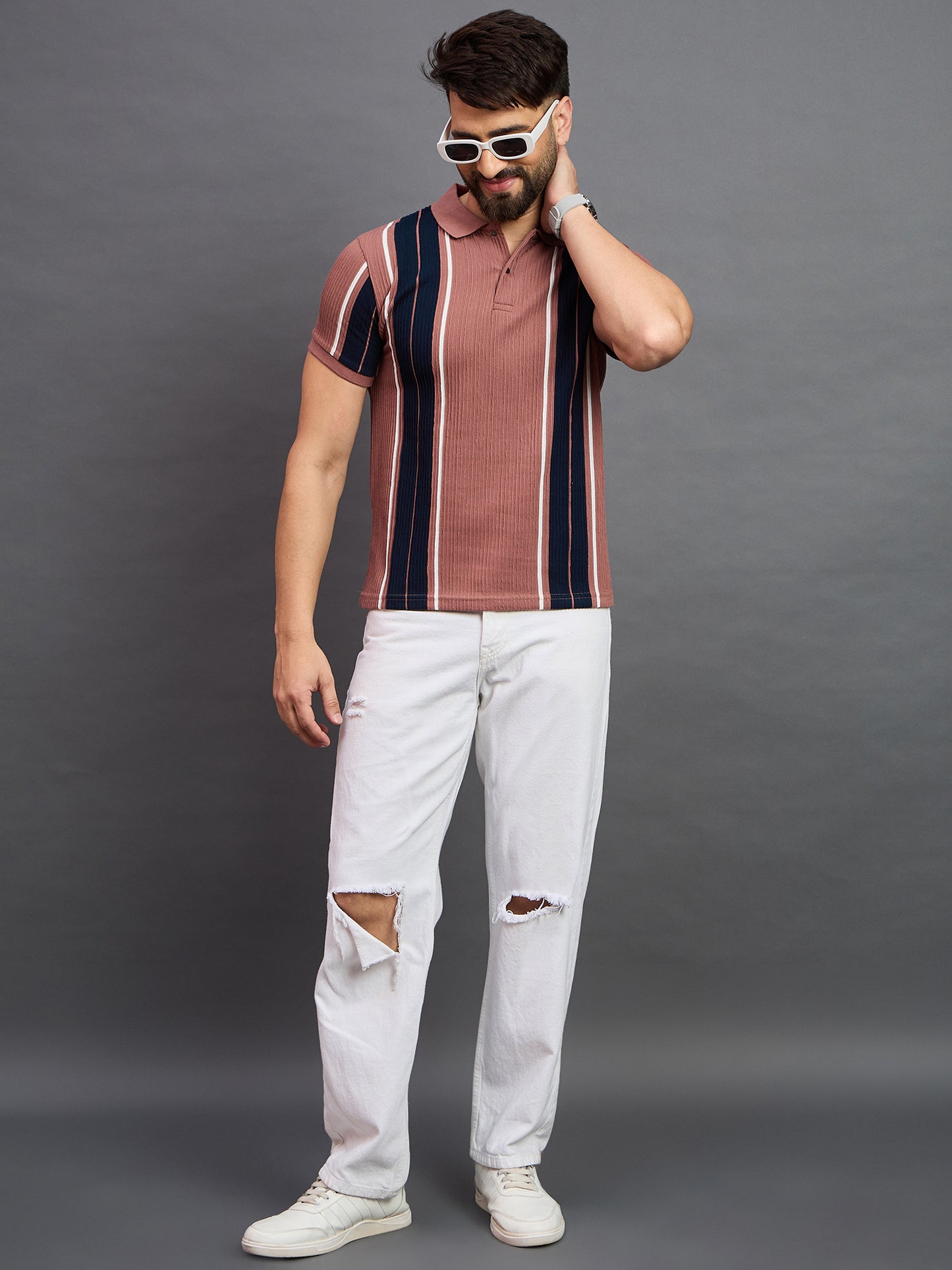 Mens Polo Rust