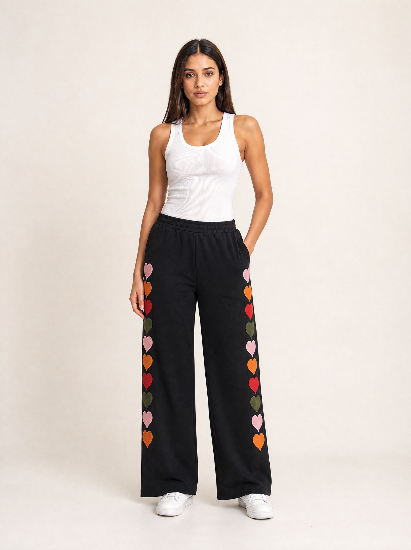 Women Regular Fit Trackpant Black