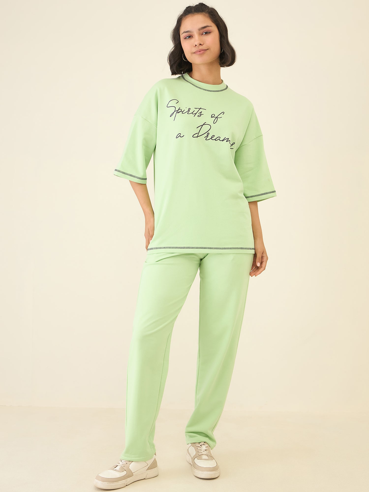 Light Green Oversize Co-ord Set