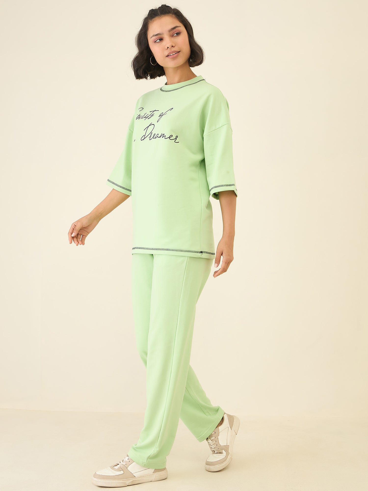 Light Green Oversize Co-ord Set