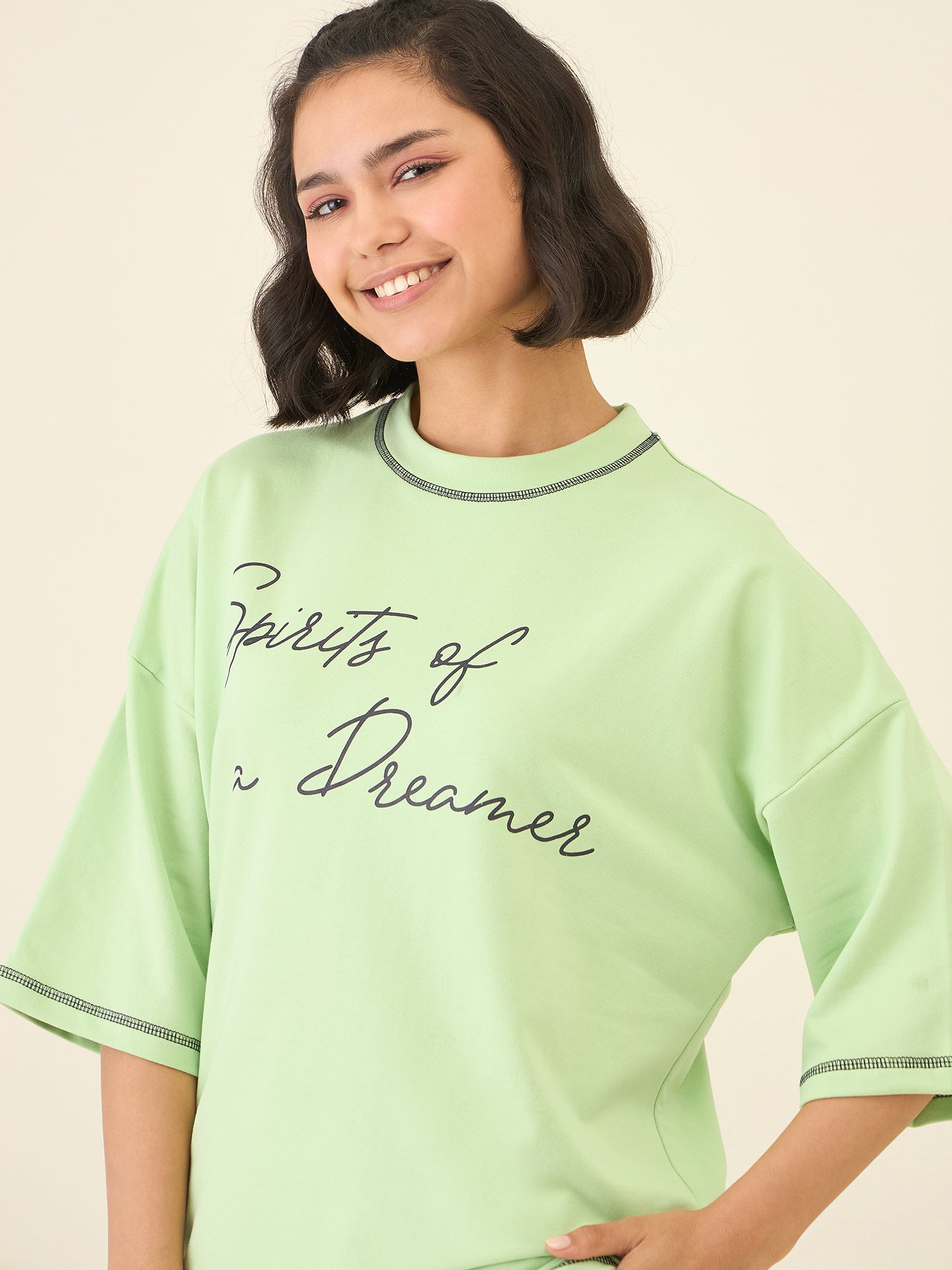 Light Green Oversize Co-ord Set