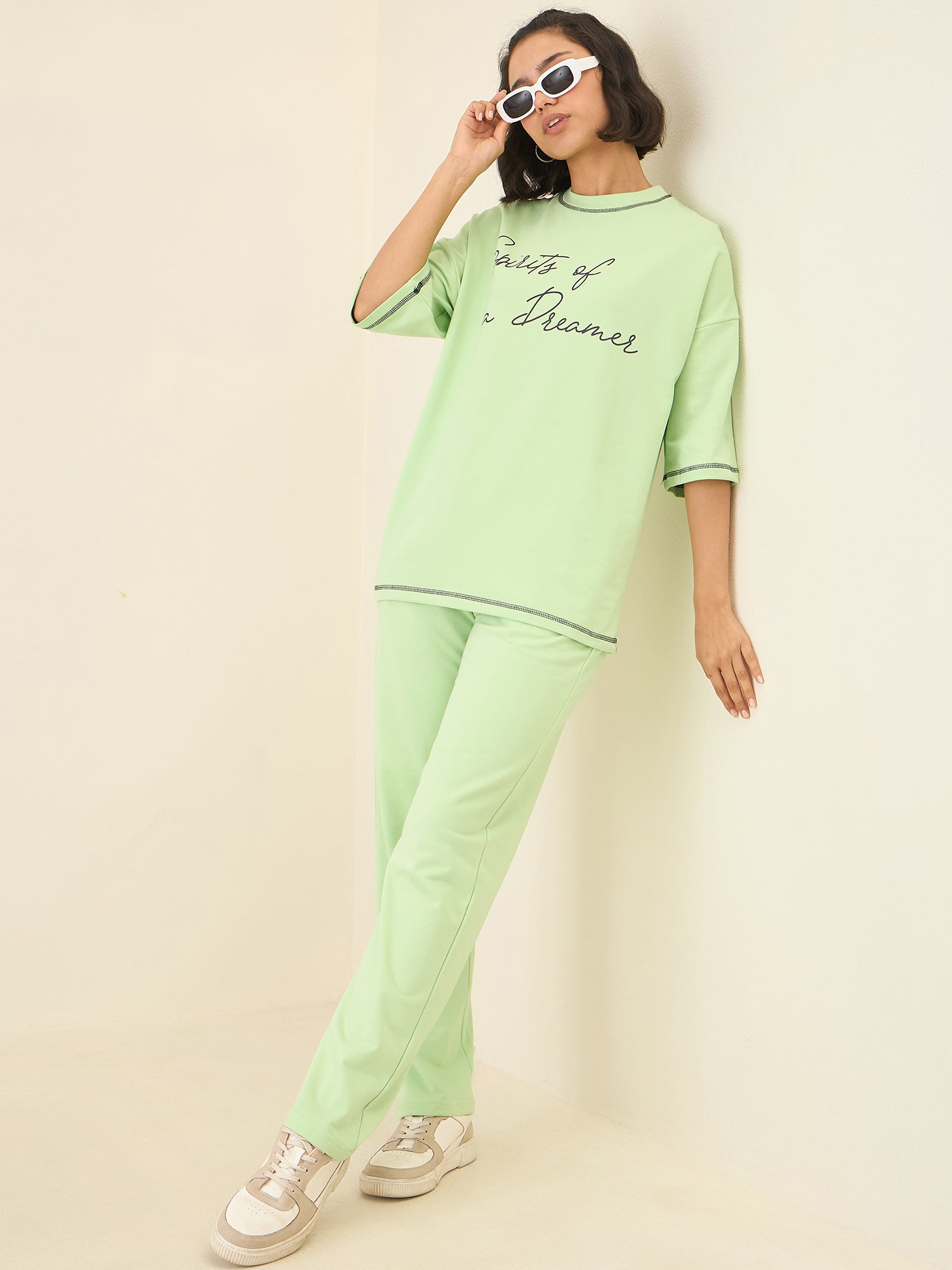 Light Green Oversize Co-ord Set