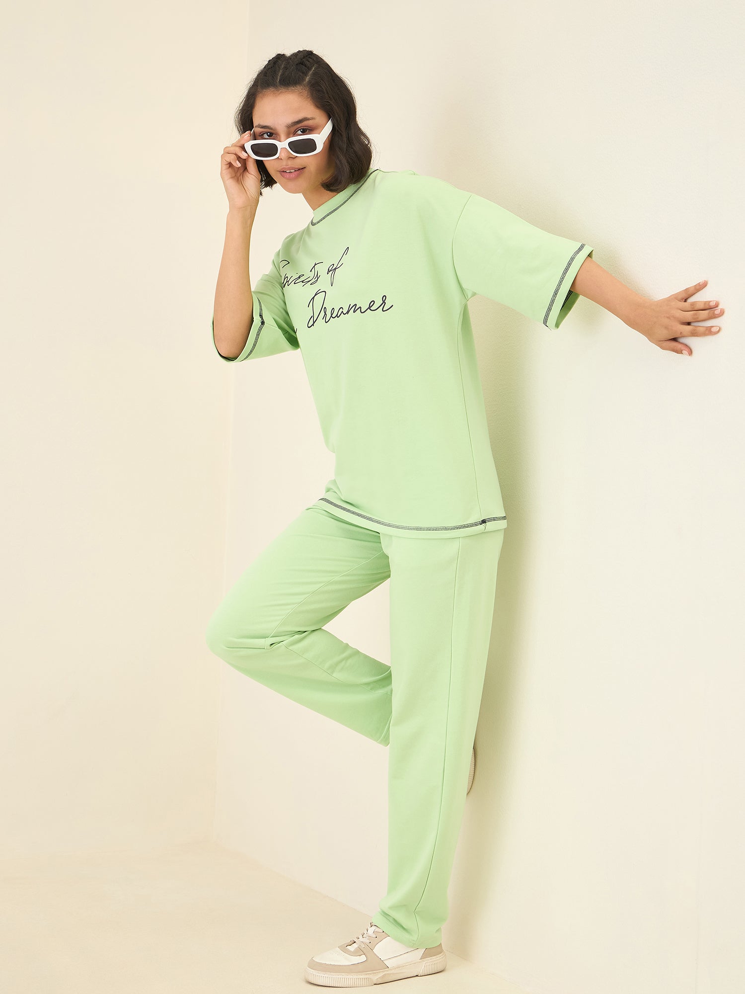 Light Green Oversize Co-ord Set