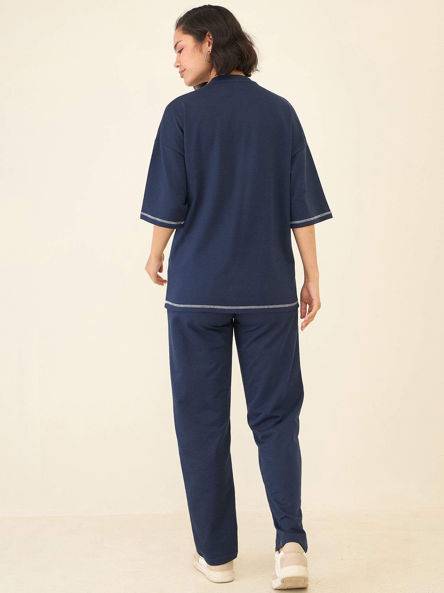 Blue Oversize Co-ord Set