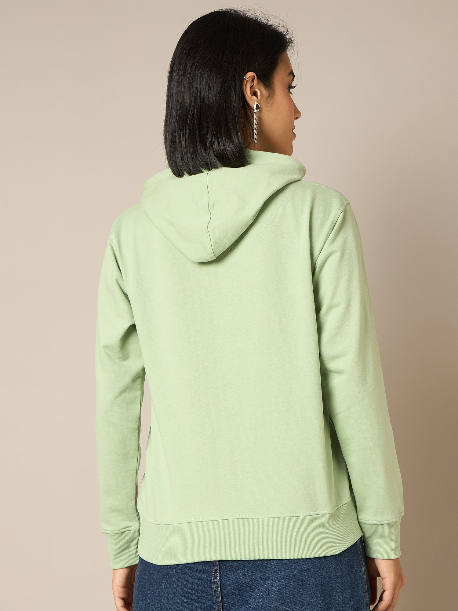 Women Green Hoddie - Reprise