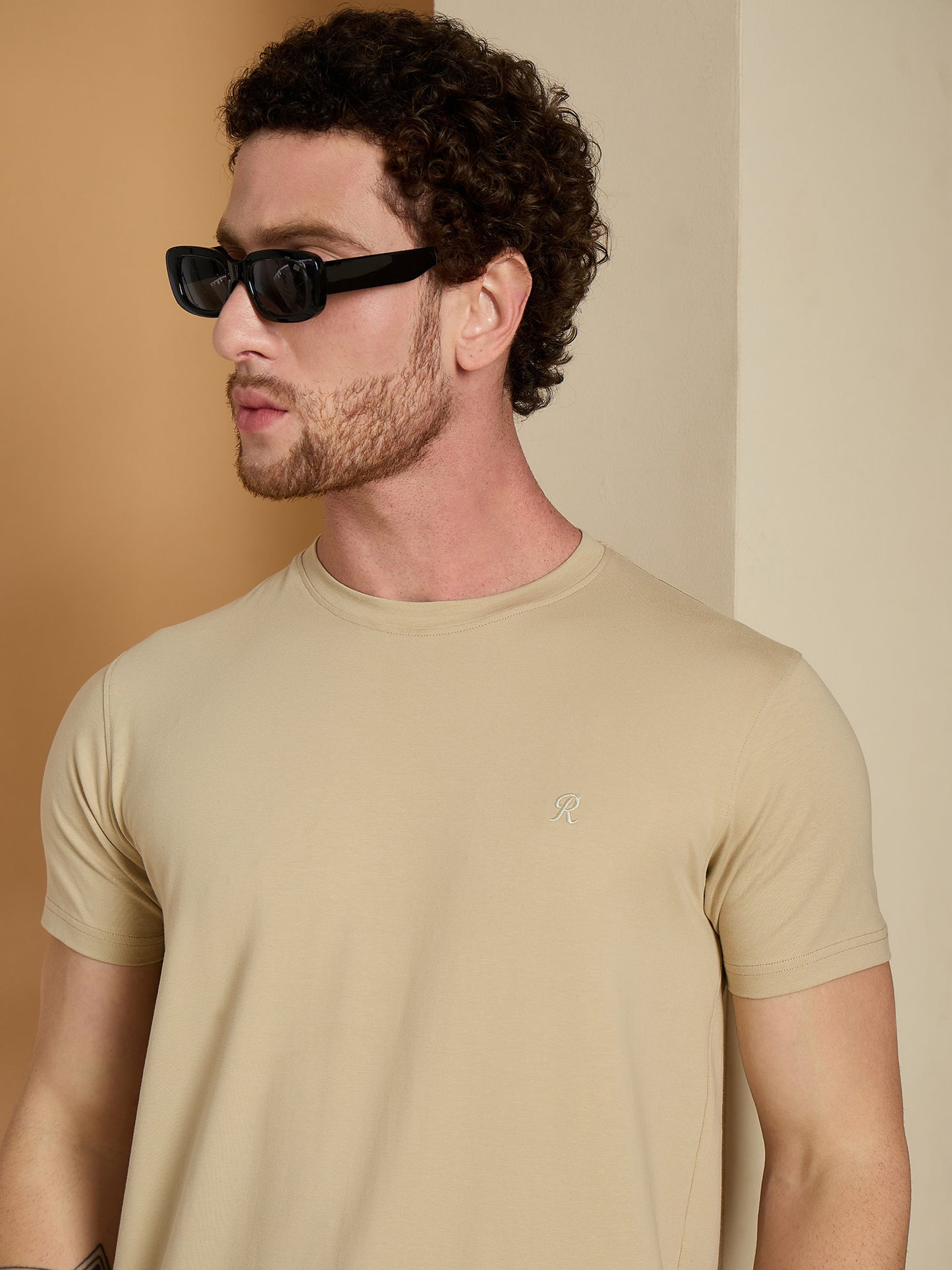 Solid Round Neck Tshirt