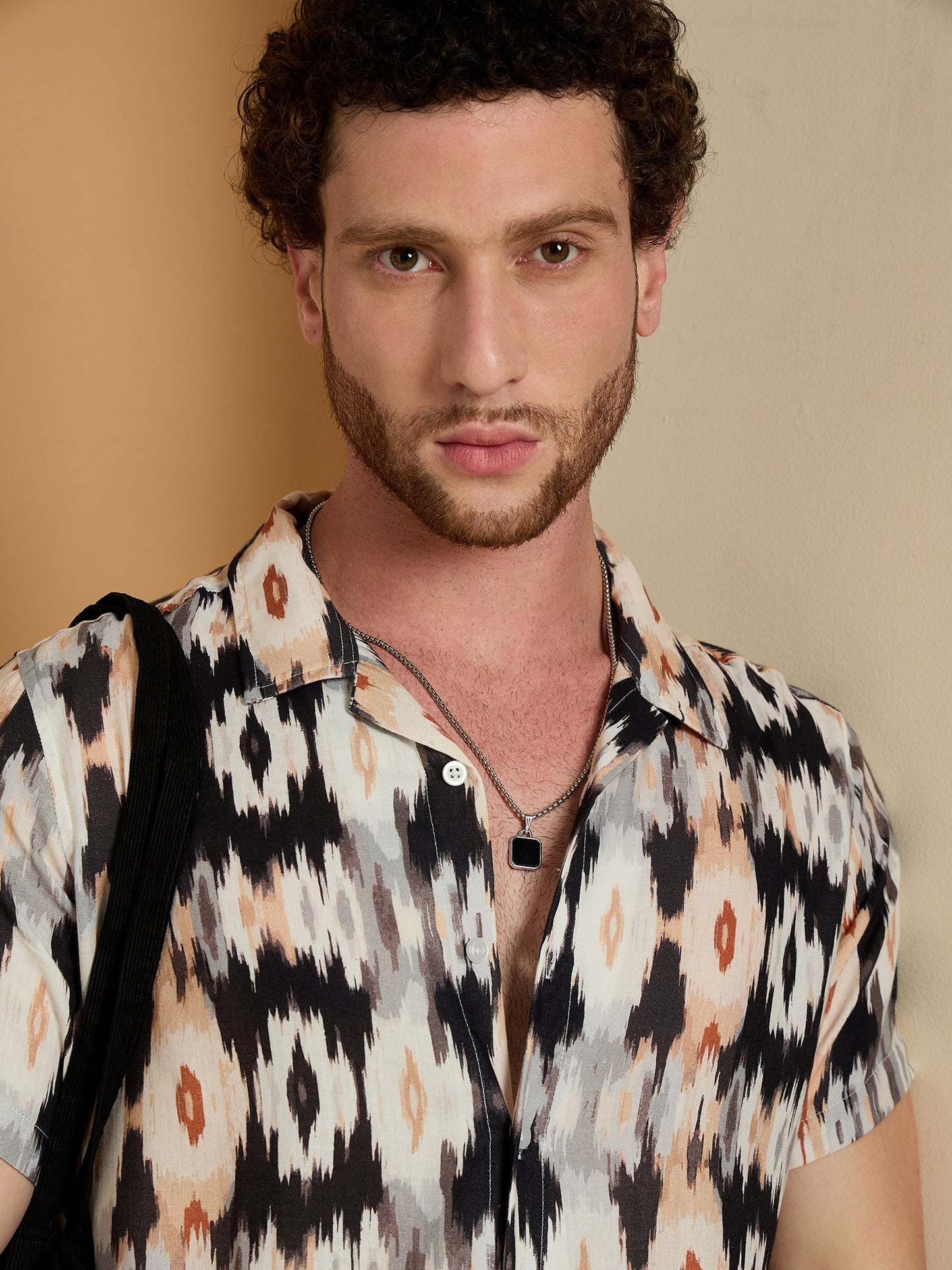 Self Design Printed Half Sleeve Shirt