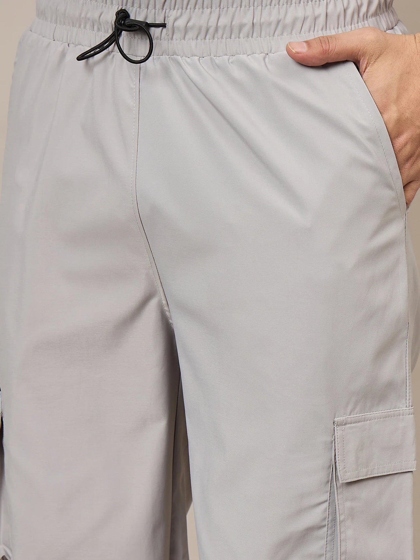 Men Baggy Pants Grey