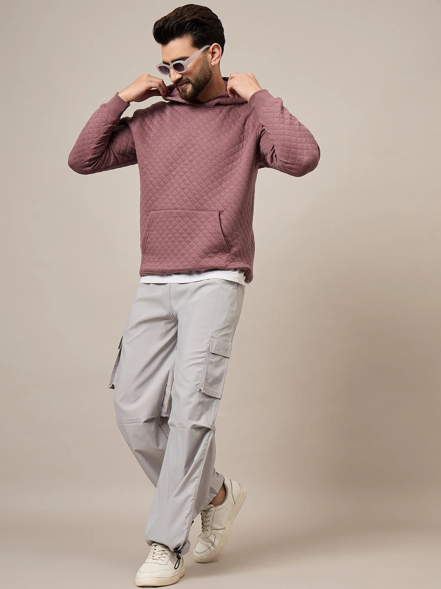 Men Baggy Pants Grey