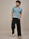 Men Polo T-shirt Blue