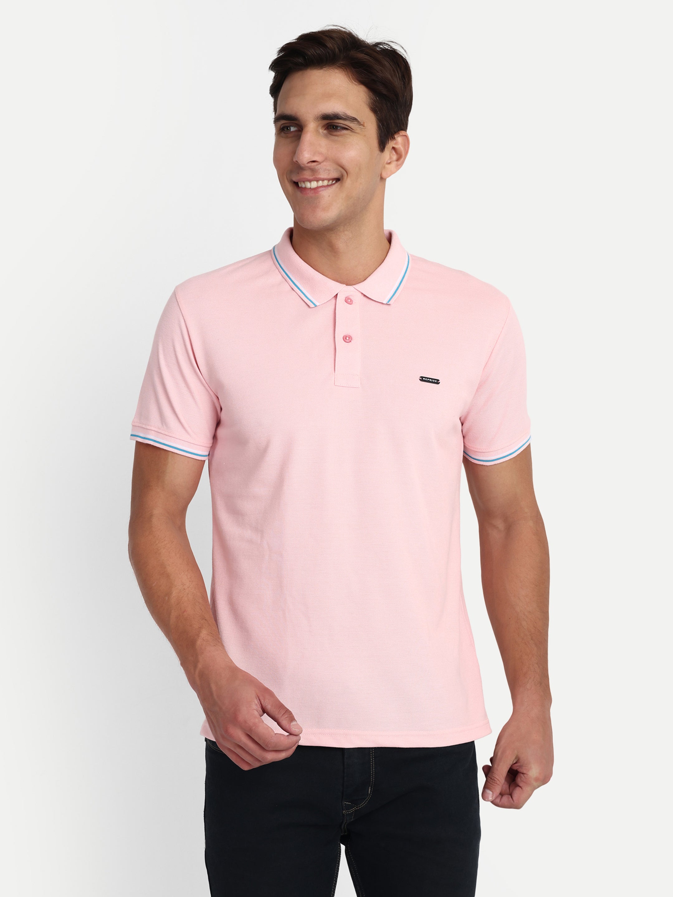 Pink Solid Polo Shirt - Reprise