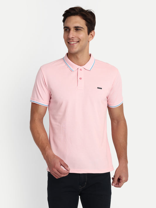 Pink Solid Polo Shirt - Reprise