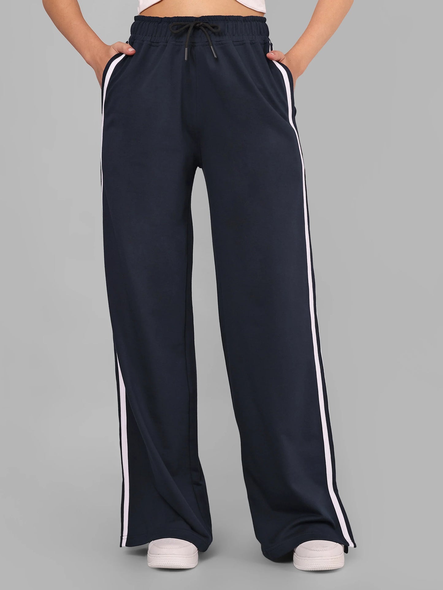 Women Navy Trackpants
